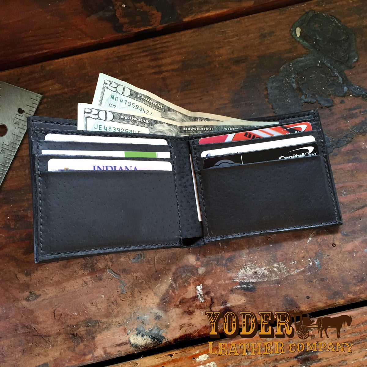 Python Glossy Black Bifold