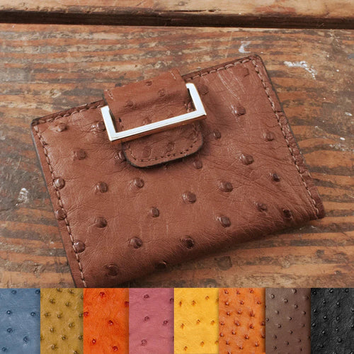 Ostrich Brown Women's Wallet