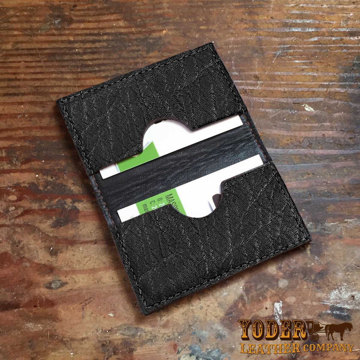 Elephant Black Card Case