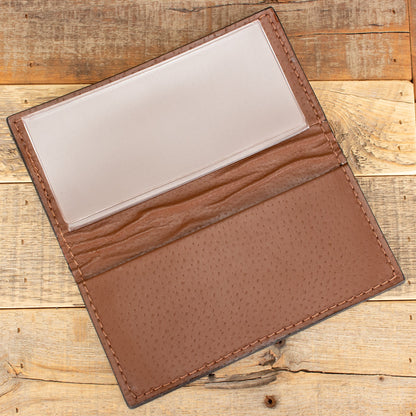 Eel Brown Checkbook