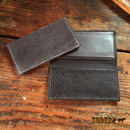 Lizard Gray Checkbook