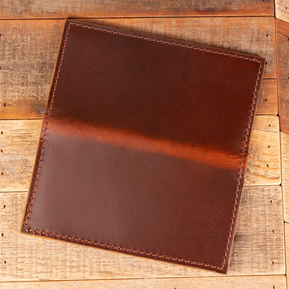 Simple Dark Brown Checkbook