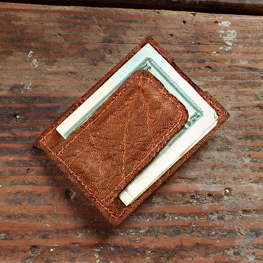 Elephant Caramel Money Clip Wallet