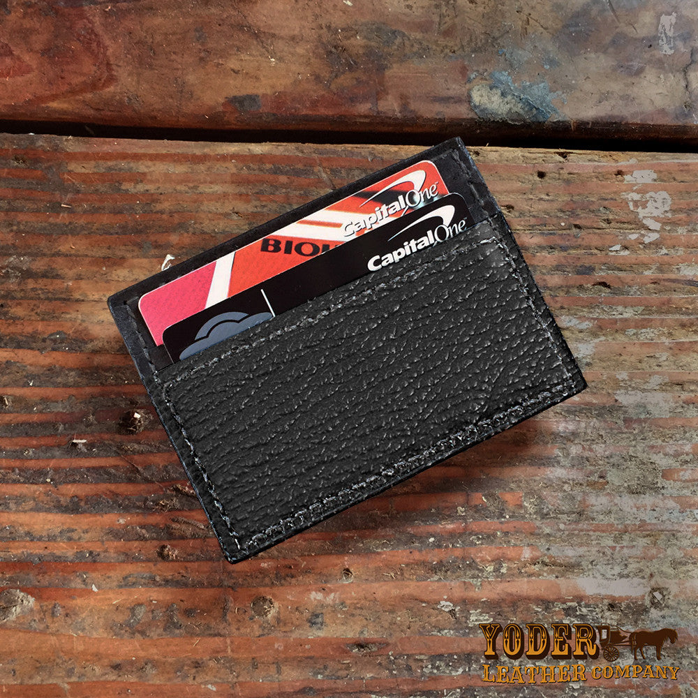 Shark Black Money Clip Wallet
