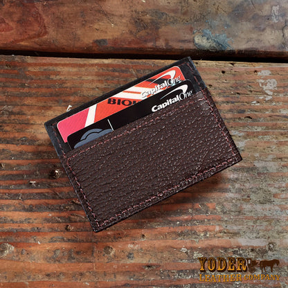 Shark Brown Money Clip Wallet