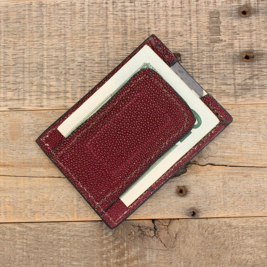 Stingray Red Money Clip Wallet