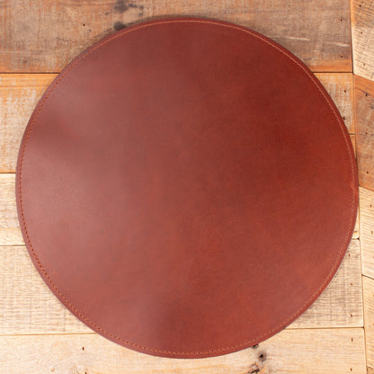 Dark Brown Round Mousepad