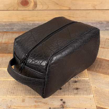 Women's Bison Black Cosmetic Bag