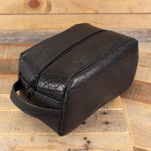 Women's Bison Black Cosmetic Bag