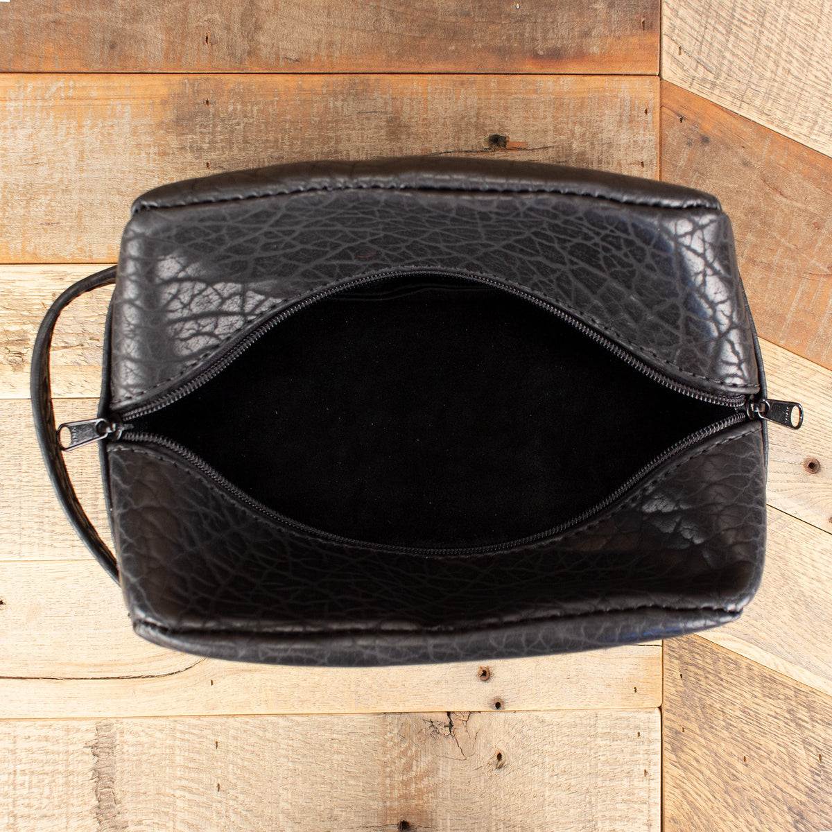 Women's Bison Black Cosmetic Bag