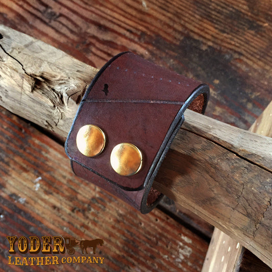 Women's Grunge Dark Brown Cuff