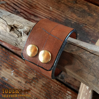 Women's Grunge Warm Brown Cuff