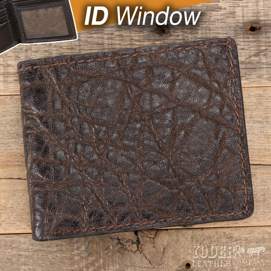 Elephant Dark Brown ID Wallet