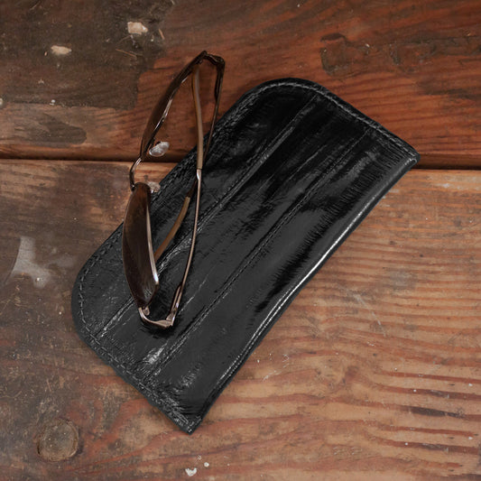 Eel Black Glasses Case