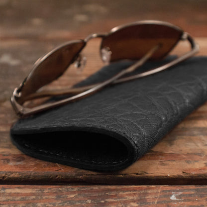 Elephant Black Glasses Case