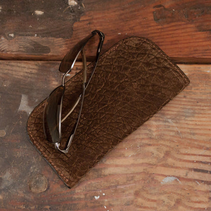 Hippo Brown Glasses Case