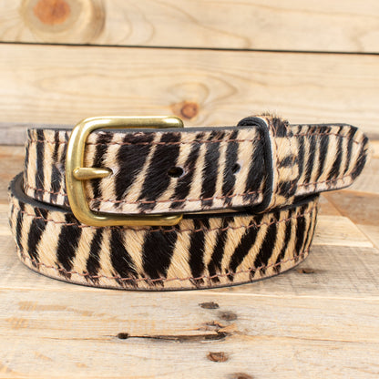 Women's Furry Tiger Belt