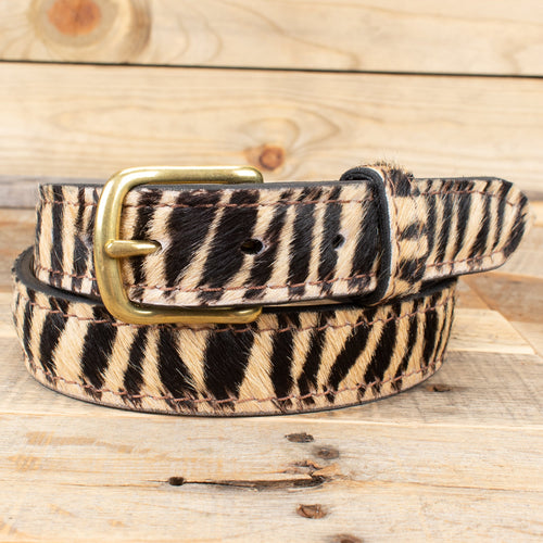 Women's Furry Tiger Belt