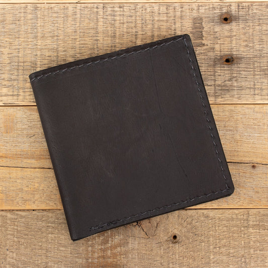 Kangaroo Black Hipster Wallet