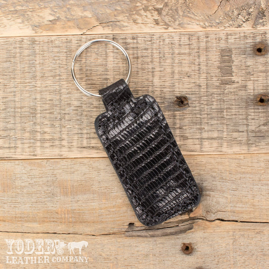 Lizard Black Keychain