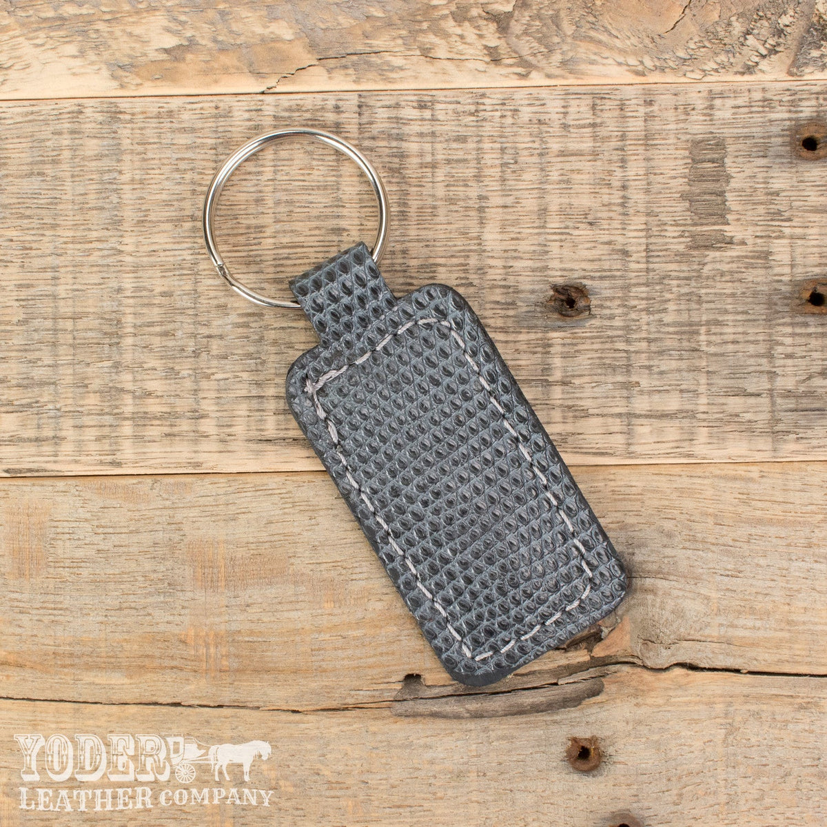 Lizard Gray Keychain