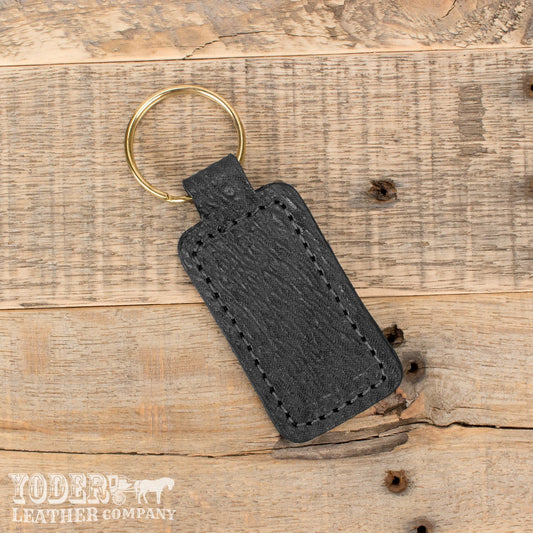 Shark Black Keychain