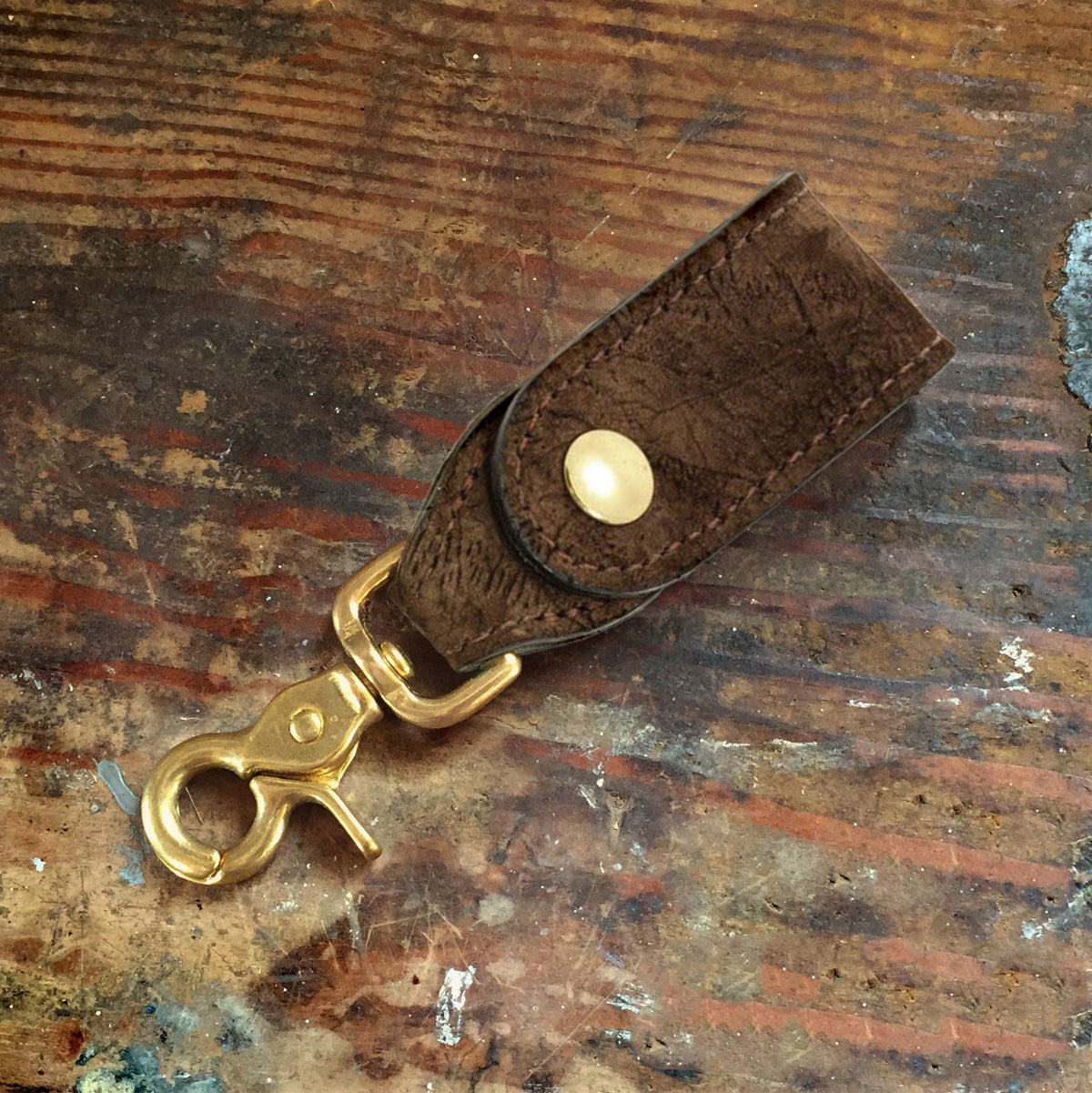 Hippo Brown Key Hanger