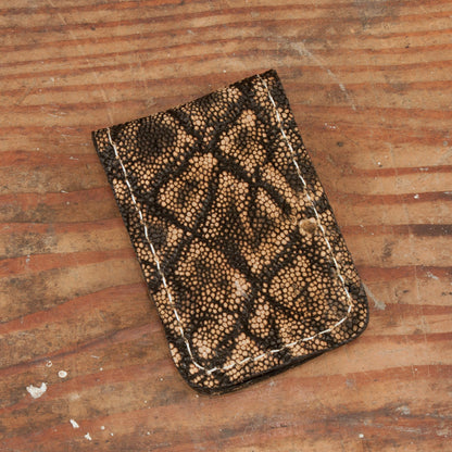 Elephant Treebark Cash Clip