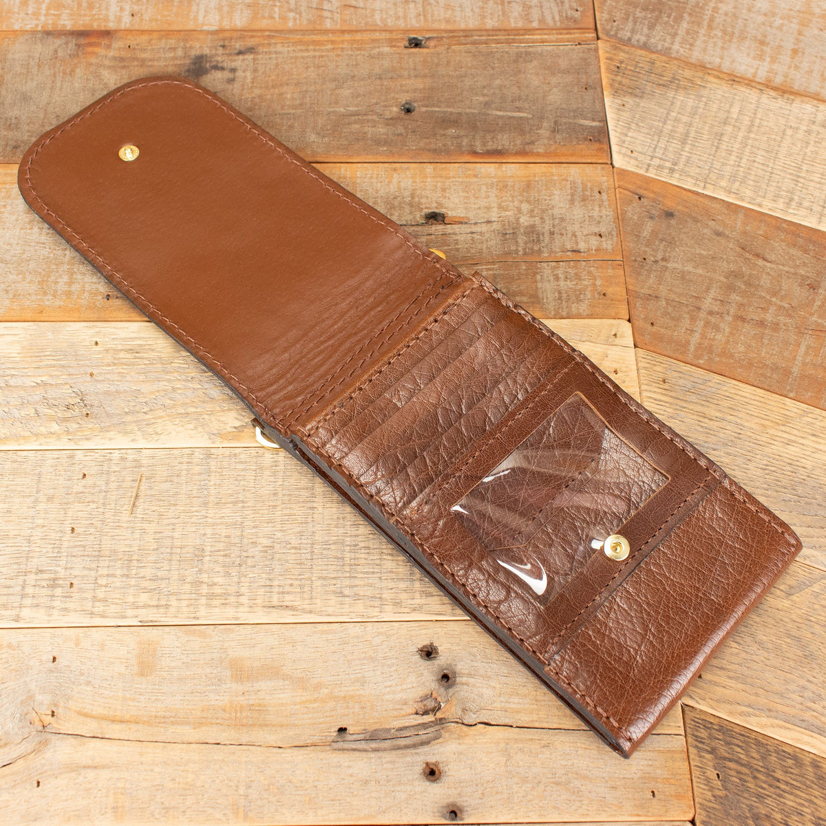 Women's Water Buffalo Brown Phone Purse