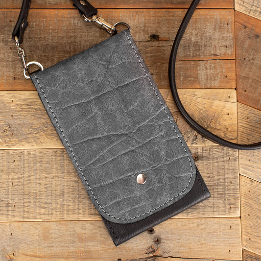 Women's Elephant Gray Phone Purse
