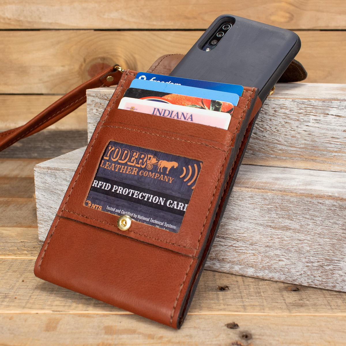 Women's Elephant Rustic Phone Purse