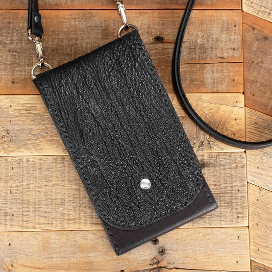 Women's Shark Black Phone Purse
