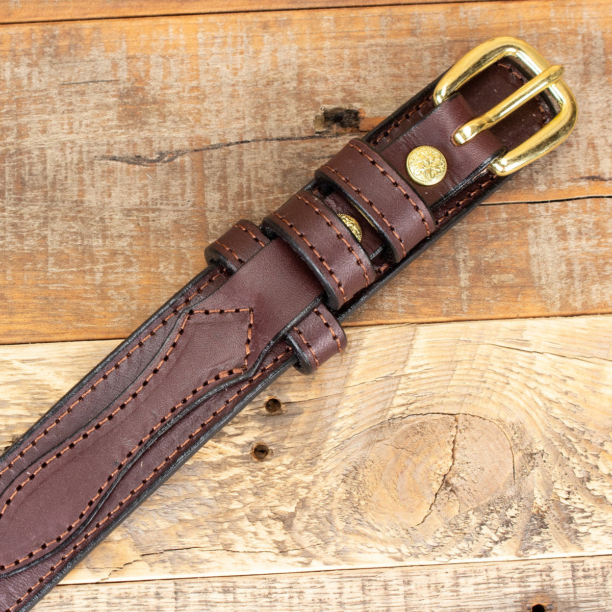 Raised Center Dark Brown Ranger
