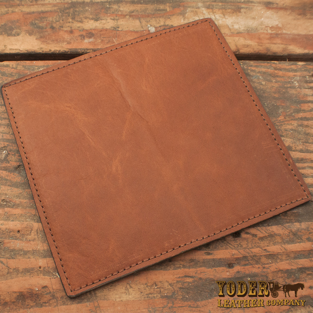 Cowhide Brown Rodeo Wallet