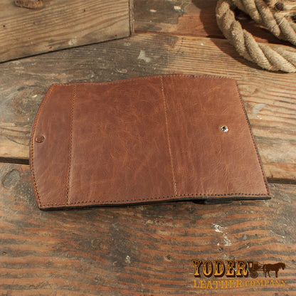 Women's Cowhide Brown Clutch