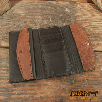 Women's Cowhide Brown Clutch