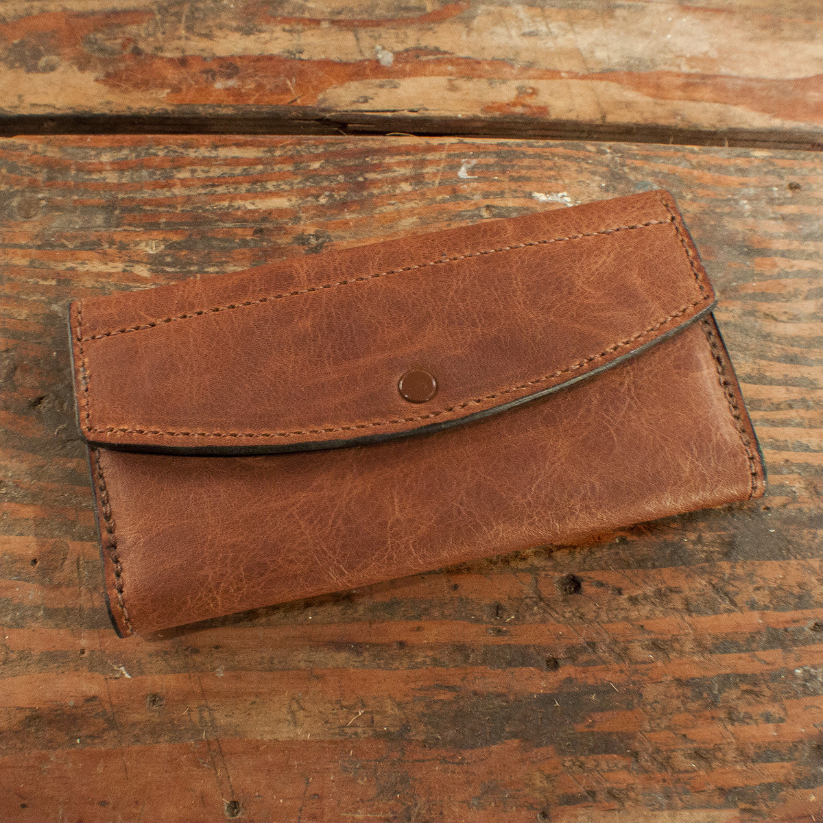 Women's Cowhide Brown Clutch