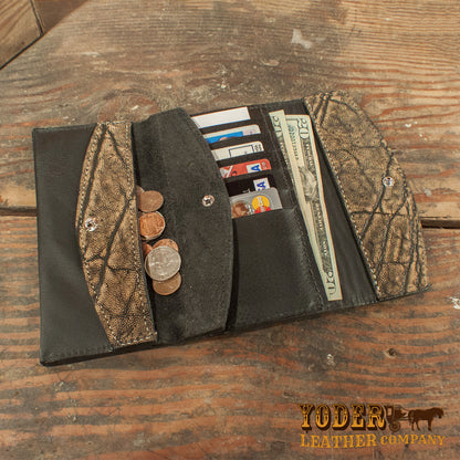 Women's Elephant Treebark Clutch