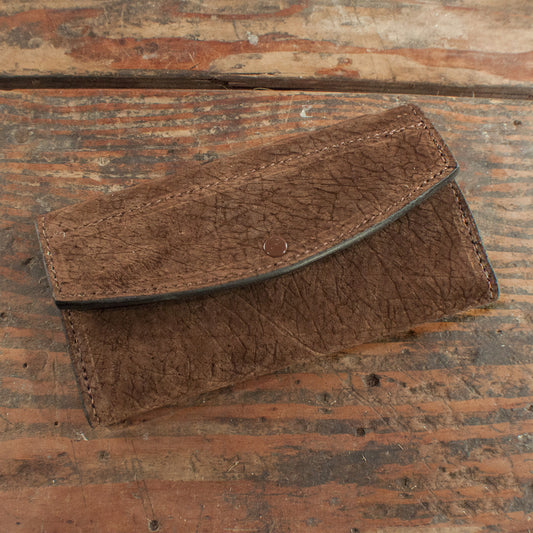 Women's Hippo Brown Clutch