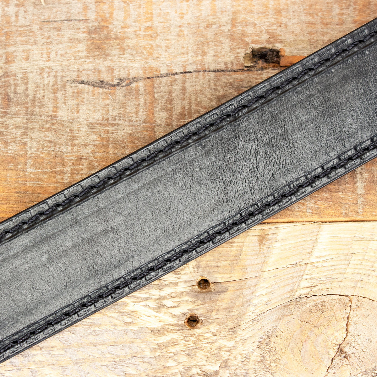 Men's Stitched Black Belt