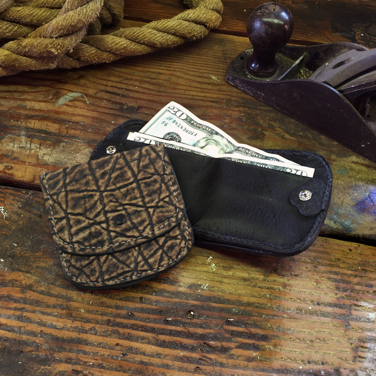 Elephant Tree Bark Cab Wallet