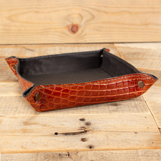 Alligator Cognac Valet