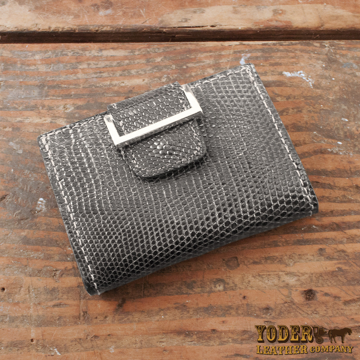Lizard Gray Women's Wallet